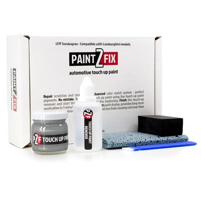 LY7F Suzukagrau (Grigio Altair) Touch-Up Paint Kit - Scratch & Chip Repair Compatible with Lamborghini- 1.35 fl oz (40 ml)