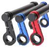 SJHY Bicycle Accessories 200MM Bicycle Carbon Fiber Tube Handlebar Bracket Extender Bike Headlight Mount Computer Cycling Flashlight Holder Bike Parts (Color : Black) view 3