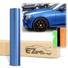 12"x60" (1FTx5FT) Brushed Aluminum Light Blue Vinyl Wrap DIY Decal Sheet Film Car Auto Vehicle Motorcycle Air Release Bubble Free Self Adhesive Peel and Stick Free Tool Kit view 1