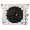 ALLOYWORKS Aluminum Radiator + Shroud Fan + Relay for 2007-2017 Jeep Wrangler JK 3.6L 3.8L 220Cu.V6 view 1