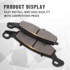 SOLLON Front and Rear Brake Pads for VN900 Vulcan Classic/Classic LT 2006-2014, VN900 Vulcan Custom 2007-2014, VN1500 1999-2004, VN1600 Vulcan Classic 2001-2008, VN1700 Vulcan 2009-2014 view 3