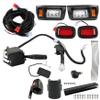 WFLNHB Golf Cart Light Kit Replacement for DS Club Car 1993-Up, Full Headlight Taillight Kit with Daytime Running Lamp Turn Signal Horn Brake Pad Hazard Blinker view 1