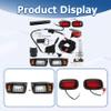 WFLNHB Golf Cart Light Kit Replacement for DS Club Car 1993-Up, Full Headlight Taillight Kit with Daytime Running Lamp Turn Signal Horn Brake Pad Hazard Blinker view 3