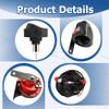 WFLNHB Golf Cart Light Kit Replacement for DS Club Car 1993-Up, Full Headlight Taillight Kit with Daytime Running Lamp Turn Signal Horn Brake Pad Hazard Blinker view 4
