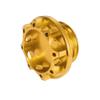 X AUTOHAUX Gold Tone Aluminum Alloy Car Gas Oil Filler Plug Cover Fuel Tank Caps for Subaru Ascent 2019-2021 for Subaru Forester 1998-2021 for BRZ view 4