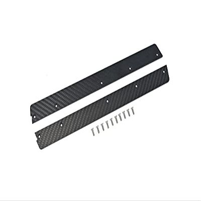 GPM for Arrma 1/7 Infraction 6S BLX ARA109001 Upgrade Parts Carbon Fiber Chassis Side Panels (25mm Wide) - 12Pc Set Black