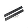 GPM for Arrma 1/7 Infraction 6S BLX ARA109001 Upgrade Parts Carbon Fiber Chassis Side Panels (25mm Wide) - 12Pc Set Black view 1