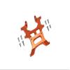 Aluminum Rear Chassis Support Frame For Axial 1:10 SCX10 III Jeep Wrangler AXI03007 / Jeep Gladiator AXI03006-9Pc Set Orange view 1