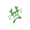 Aluminum Rear Chassis Support Frame For Axial 1:10 SCX10 III Jeep Wrangler AXI03007 / Jeep Gladiator AXI03006-9Pc Set Green view 1