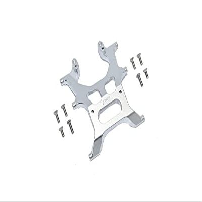 Aluminum Rear Chassis Support Frame For Axial 1:10 SCX10 III Jeep Wrangler AXI03007 / Jeep Gladiator AXI03006-9Pc Set Silver