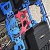 Aluminum Rear Chassis Support Frame For Axial 1:10 SCX10 III Jeep Wrangler AXI03007 / Jeep Gladiator AXI03006-9Pc Set Silver view 3