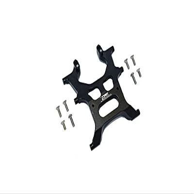 Aluminum Rear Chassis Support Frame For Axial 1:10 SCX10 III Jeep Wrangler AXI03007 / Jeep Gladiator AXI03006-9Pc Set Black
