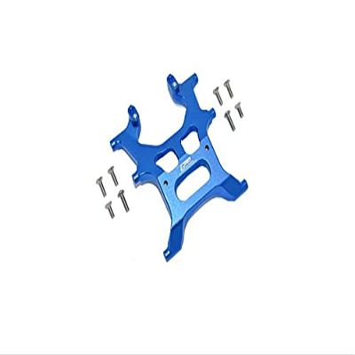 Aluminum Rear Chassis Support Frame For Axial 1:10 SCX10 III Jeep Wrangler AXI03007 / Jeep Gladiator AXI03006-9Pc Set Blue