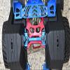 Aluminum Rear Chassis Support Frame For Axial 1:10 SCX10 III Jeep Wrangler AXI03007 / Jeep Gladiator AXI03006-9Pc Set Blue view 2