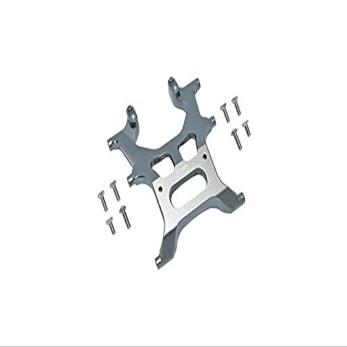 Aluminum Rear Chassis Support Frame For Axial 1:10 SCX10 III Jeep Wrangler AXI03007 / Jeep Gladiator AXI03006-9Pc Set Gray Silver