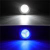 Partsam 1Pc 4 Inch Round LED Utility Dome Light Surface Mount for Home Truck RV Trailer Boat Aircraft Interior Light, 4" High Power White & Blue LED Downlight, 3-Way rocker switch(White/Off/Blue) view 4