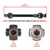 Caltric Rear Propeller Prop Drive Shaft Compatible with Can-am Maverick Max 1000 XDS 2015 2016 2017 XDS Model view 2