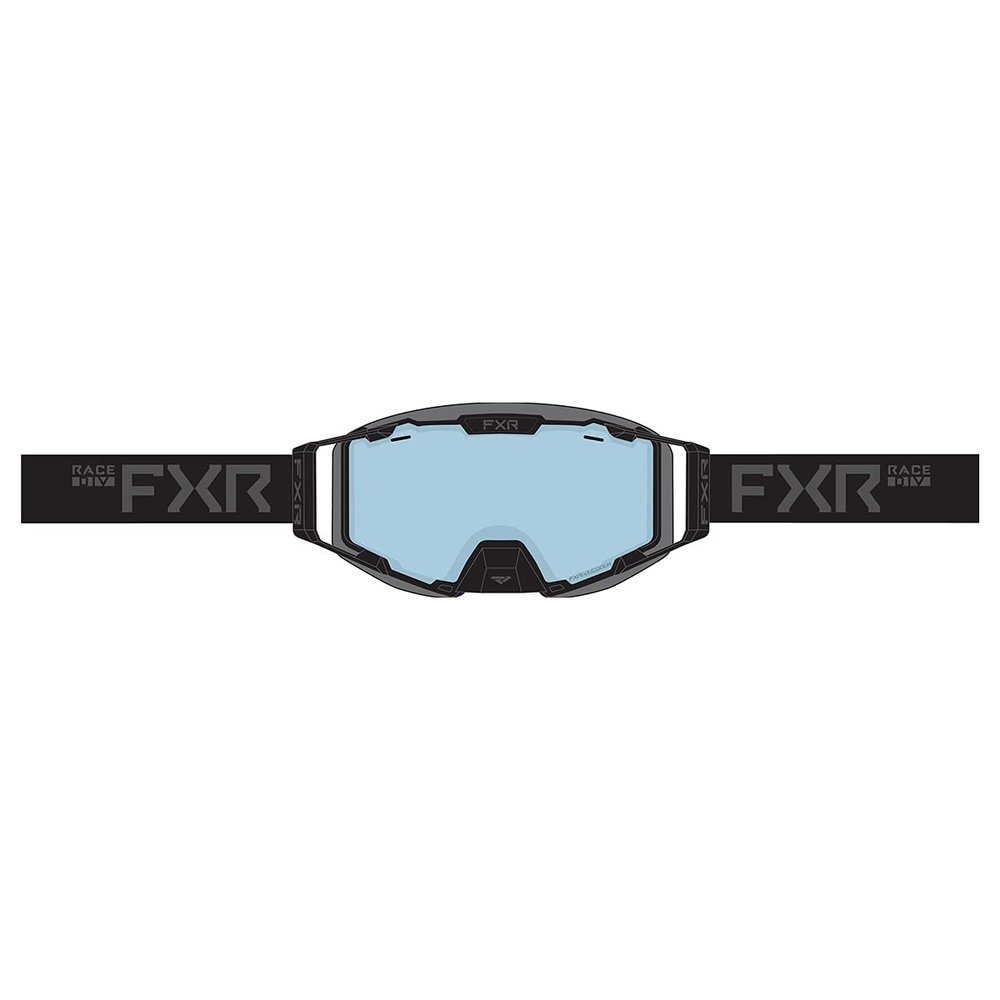 FXR Combat Cold Stop Clear Goggle (Black Ops)