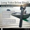 Asaki 814819A3 Long Yoke Drive Shaft Replacement for Sterndrive R MR Alpha One Gen II Upper Sterndrive Engines 1970 and After view 2