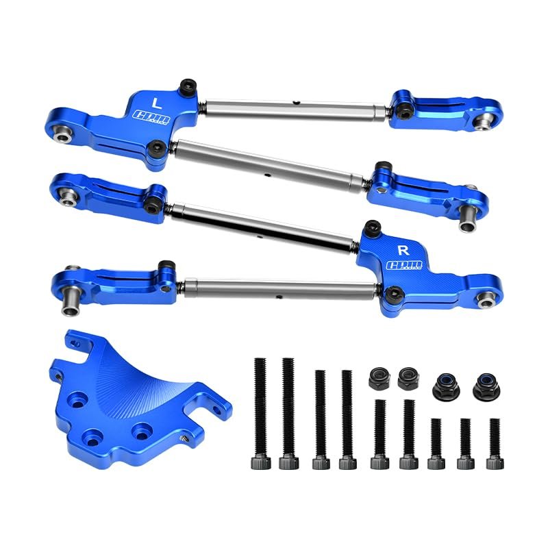 ARRMA KRATON 8S BLX MONSTER Aluminum Rear Tie Rods With Stabilizer - 12pc set - GPM MAKX049R [MAKX049R]