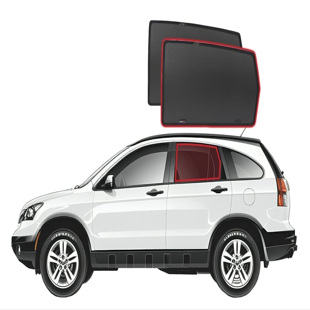 Genuine SNAPSHADES Car Rear Window Shades for Honda CR-V 3rd Gen (2007-2012)