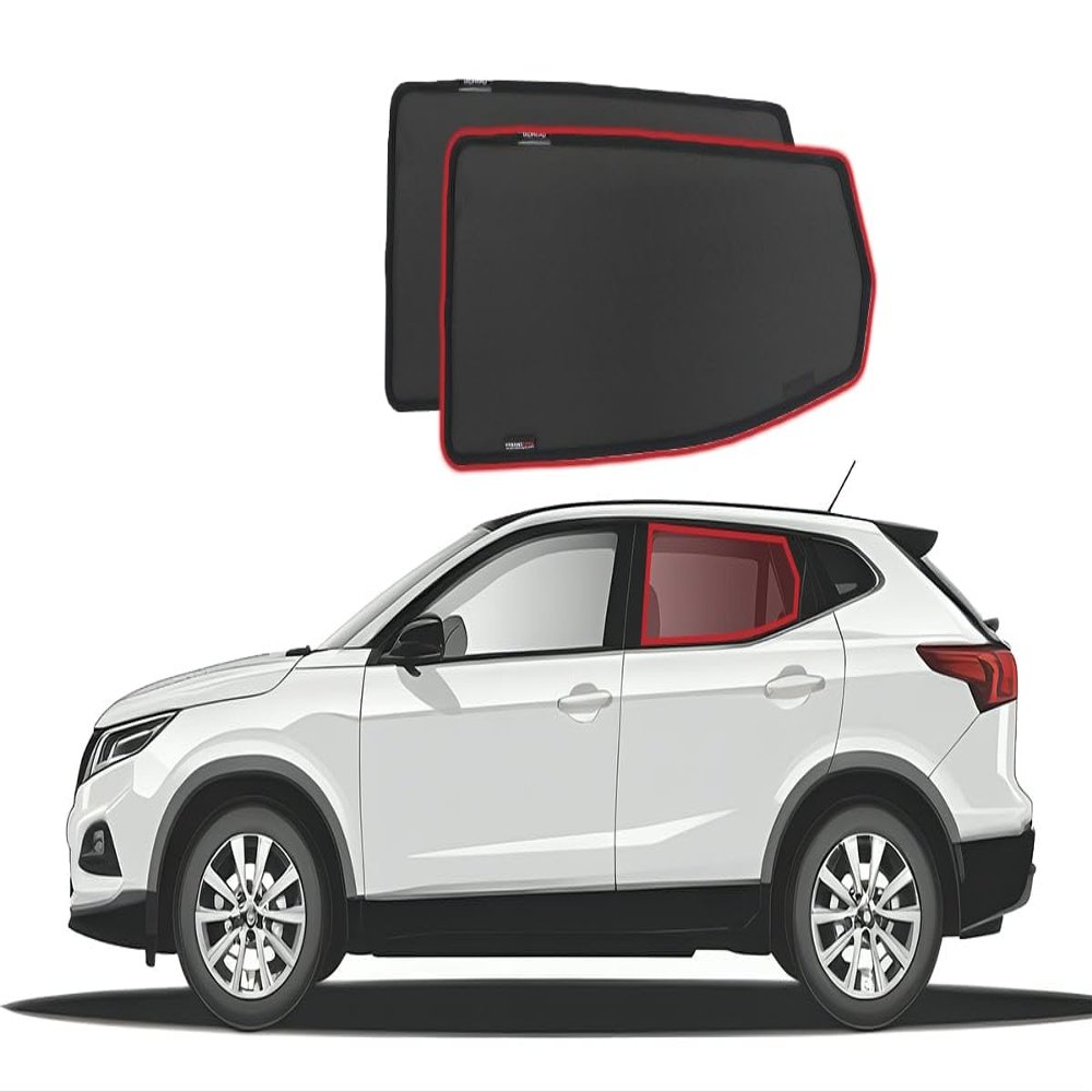 Genuine SNAPSHADES Car Rear Window Shades for Nissan Qashqai/Rogue Sport 2nd Gen (J11; 2013-2022)