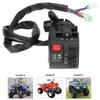 FVRITO Left Starter Kill Switch for Tao Tao 50cc 110cc 125cc 150cc 200cc Chinese ATV Quad 4 Wheeler, 5 Function 9 Wire Start Button Light Choke Assembly for Coolster Kayo Icebear Peace Sports Parts view 4