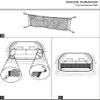 EACCESSORIES EA Rear Trunk Organizer Cargo Net for Dodge Durango 1998-2009 Envelope Style Cargo Net for SUV - Premium Mesh Car Trunk Organizer Vehicle Carrier Storage Compatible with Durango view 4