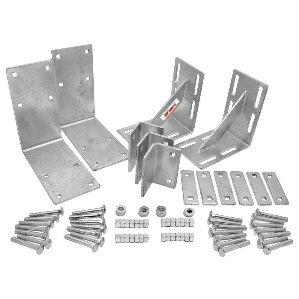Extreme Max 3005.5522 Heavy-Duty 90 Corner Dock Hardware Kit - 1/2 Box