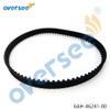 6AH-46241 Timing Belt for Yamaha Outboard Board 20HP 4T Parsun Hidea F20b 6AH-46241-00 view 3