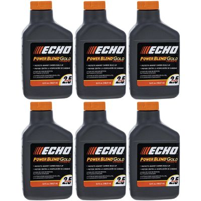 Echo 6450025G PowerBlend Gold Xtended Life Engine Oil 6.4 fl. oz. 50:1 6-PACK