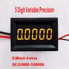 Mini 5 Digit Digital LED Voltmeter 4 Wires High precision Ammeter Red/Yellow/Blue/Green 0-3.0000-0-2.0000A Digital Display mA Digital Ammeter view 2