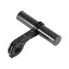 X AUTOHAUX 10cm Bicycle Aluminum Alloy Handlebar Extension Bracket Carbon Fiber Pattern Black view 1