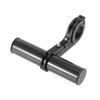 X AUTOHAUX 10cm Bicycle Aluminum Alloy Handlebar Extension Bracket Carbon Fiber Pattern Black view 4