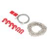 RiToEasysports RC Trailer Safety Chain,Metal Trailer Hook Tow Chain Tow Hook for 1/10 RC Climbing Crawler RC Model Cars Parts Model Car Accessories view 2