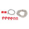RiToEasysports RC Trailer Safety Chain,Metal Trailer Hook Tow Chain Tow Hook for 1/10 RC Climbing Crawler RC Model Cars Parts Model Car Accessories view 3