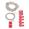 RiToEasysports RC Trailer Safety Chain,Metal Trailer Hook Tow Chain Tow Hook for 1/10 RC Climbing Crawler RC Model Cars Parts Model Car Accessories view 4