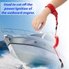 Frienda Boat Kill Switch Lanyard Stop Kill Safety Lanyards Floating Safety Switch Lines for Outboard Marine Boat Motor(4 Pieces) view 4