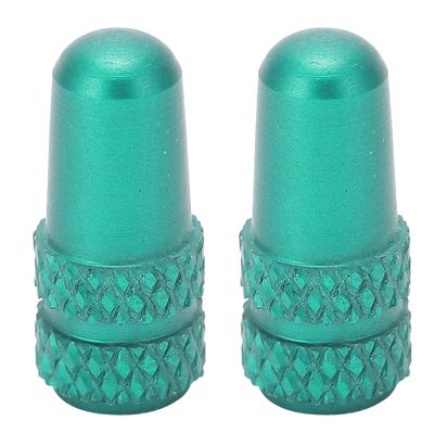 2Pcs Valve ,Aluminium Alloy Valve Stem Accessories for Mountain Bike,Road (Green) and Spare Parts