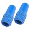 Bicycle Valve Stem, Lightweight Aluminum Alloy Durable Bike Valve 2 Pack Light Blue for Mountain Road Cyclists Daily Maintenance view 2