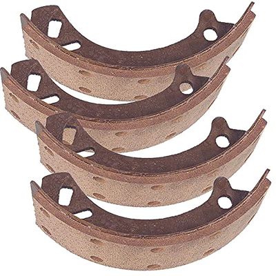 Buggies Unlimited EZGO Golf Cart Brake Shoe Set of 4 for Bendix Brakes Gas and Electric 1976-1981