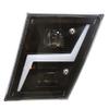FORTPRO Black Fog LED Lights Compatible with Volvo VNL - Driver Side | F236827 view 4