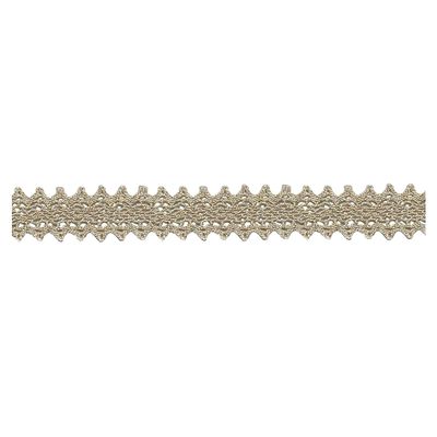 S.I.C SIC-7310 Metallic Torsion Lace C/#4 Pink Gold 1 Anti-(30m)