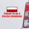 Custom Brother - Proud to BE A Polish Grandma! Polish Poland Red Color Car Laptop Wall Bumper Decal Sticker, DesR2 view 1