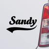 Custom Brother - Sandy Name Black Color Car Laptop Wall Bumper Decal Sticker, DesM78 view 1