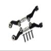 GPM For Losi 1/18 Mini-T 2.0 2WD Stadium Truck Upgrade Parts Aluminum + Stainless Steel Adjustable Front Steering Tie Rod - 6Pc Set Black view 1