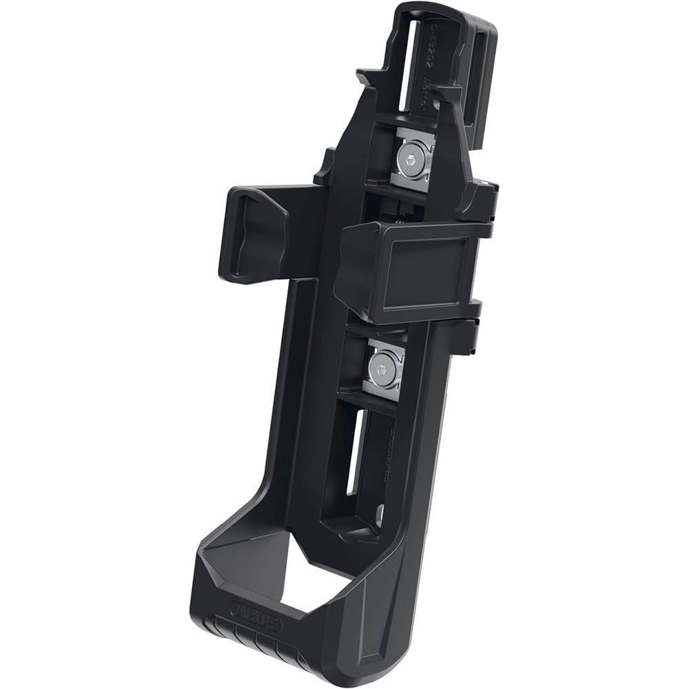 ABUS Lock Holder SH 6500K/90 - for Secure Transport of the Bordo 6500K/90 Folding Lock - Tool-Free Installation - Black