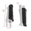 XYZMT Front Foot Pegs Compatible with Honda CBR600 VTR250 CBR1000F CBR900RR VTR1000 RC51 CB1300 - Anti-Slip Rubber Motorcycle Footrests with Mounting Kit - Vibration Dampening Rider Pedals (Pair) view 2