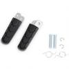 XYZMT Front Foot Pegs Compatible with Honda CBR600 VTR250 CBR1000F CBR900RR VTR1000 RC51 CB1300 - Anti-Slip Rubber Motorcycle Footrests with Mounting Kit - Vibration Dampening Rider Pedals (Pair) view 3