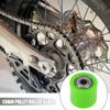 Motoforti 8mm Chain Pulley Roller Slider Wheel Guidefor Motorcycle Street Bike ATVs Green view 2
